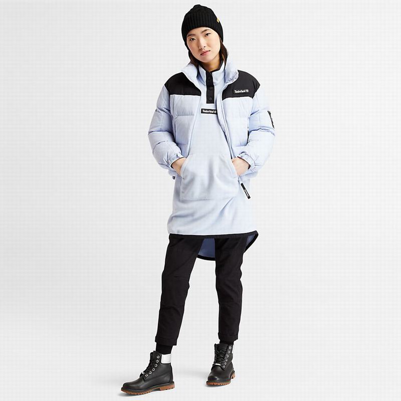 Timberland Gritman Lined Hooded Canvas Zimske Jakne Plave | 39581582