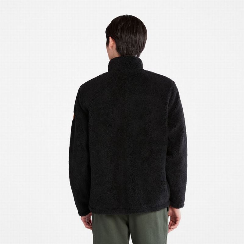 Timberland Half-zip Flis Jakne Crne | 87198218