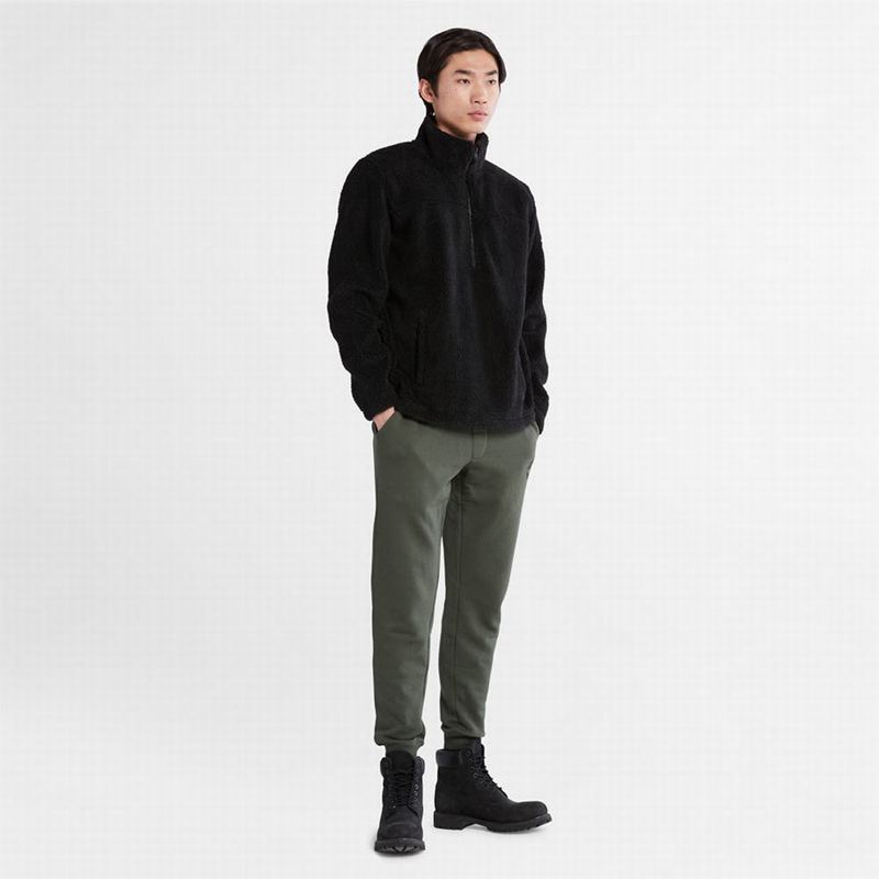 Timberland Half-zip Flis Jakne Crne | 87198218