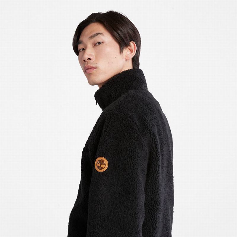 Timberland Half-zip Flis Jakne Crne | 87198218