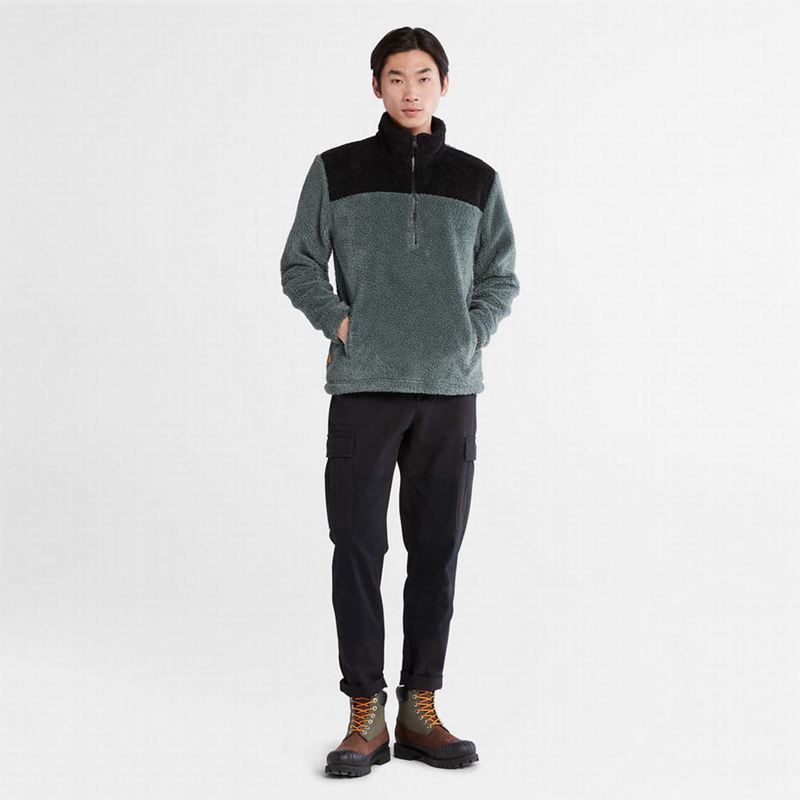 Timberland Half-zip Flis Jakne Sive | 82094584