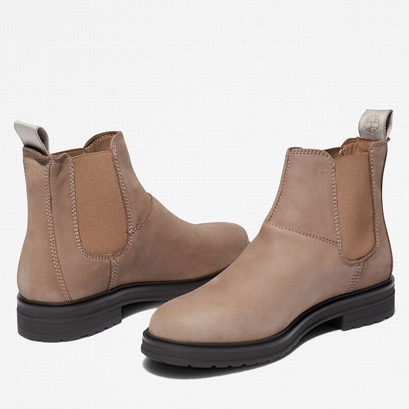 Timberland Hannover Hill Chelsea Čizme Bež | 14078668