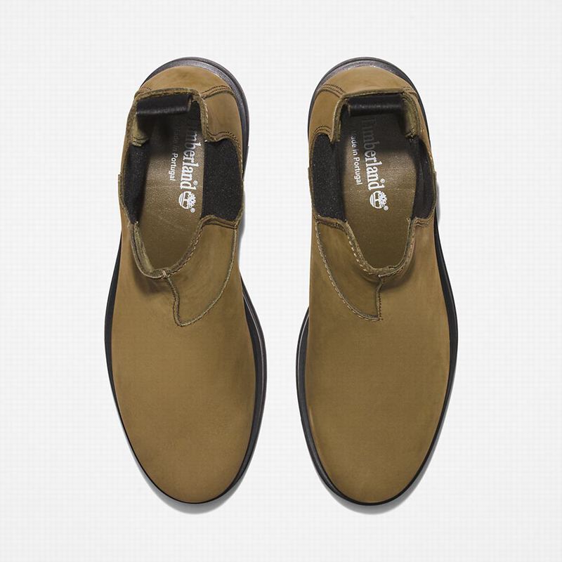 Timberland Hannover Hill Chelsea Čizme Maslinasto Zelene | 74284524