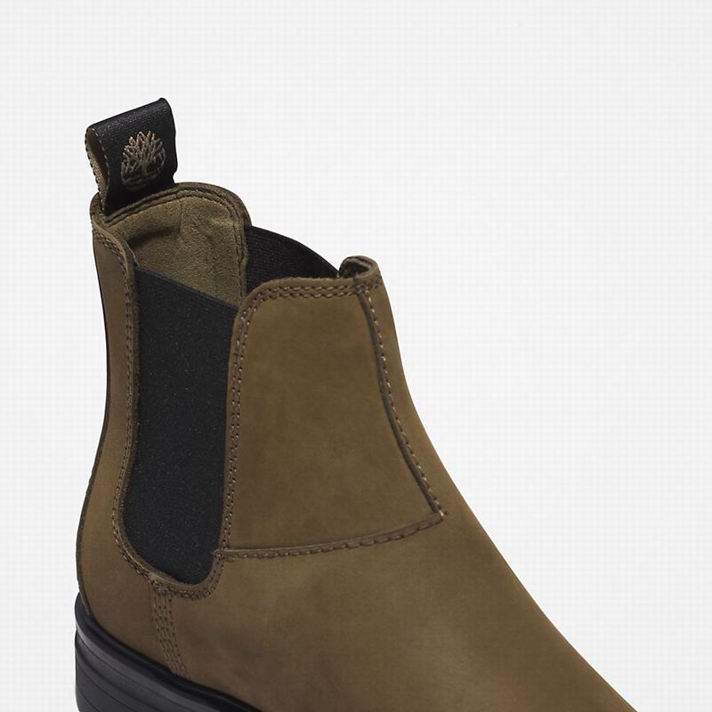 Timberland Hannover Hill Chelsea Čizme Maslinasto Zelene | 74284524