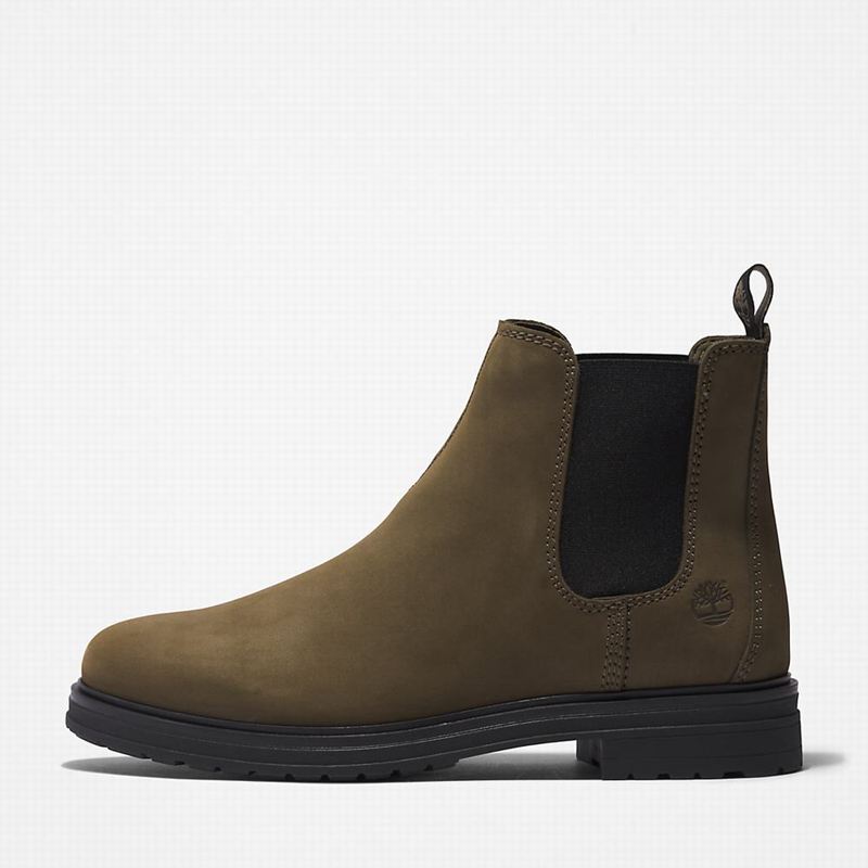 Timberland Hannover Hill Chelsea Čizme Maslinasto Zelene | 74284524