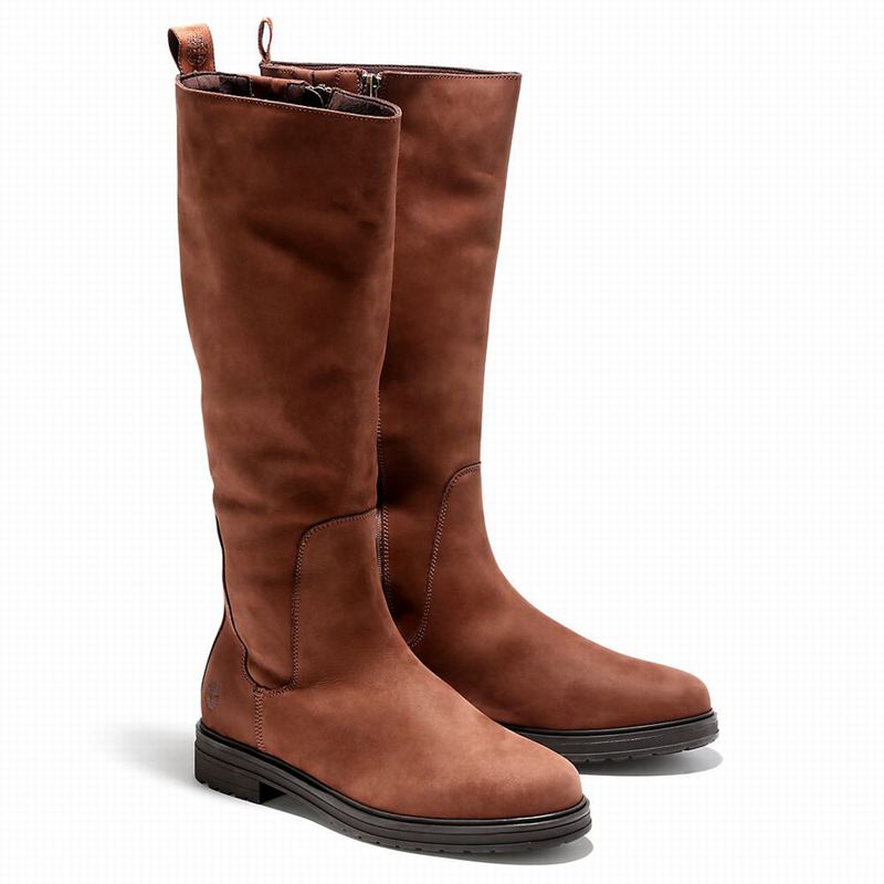 Timberland Hannover Hill Tall Visoke Čizme Smeđe | 80246312