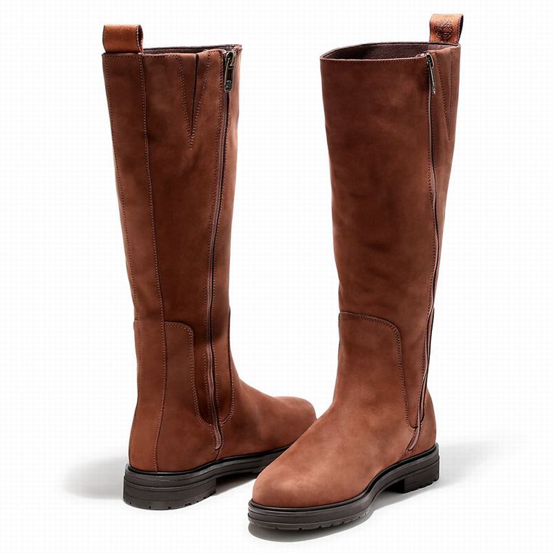 Timberland Hannover Hill Tall Visoke Čizme Smeđe | 80246312