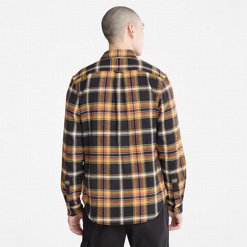 Timberland Heavy Flannel Check Košulje Crne | 68606861