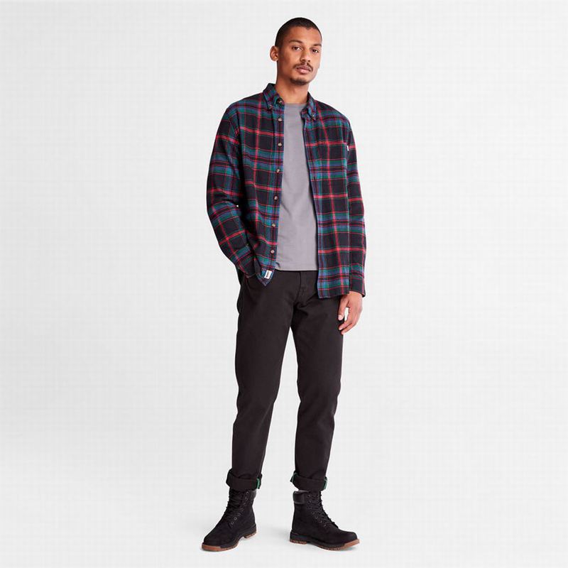 Timberland Heavy Flannel Check Košulje Crvene | 99953014