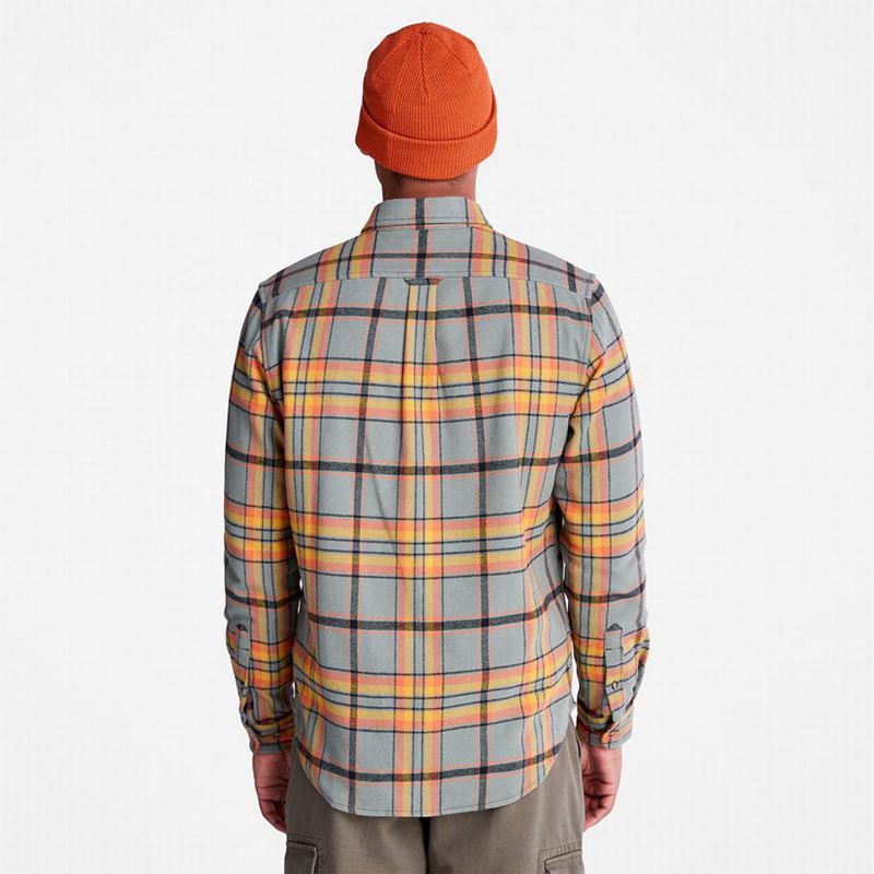 Timberland Heavy Flannel Check Košulje Maslinasto Zelene | 8894546