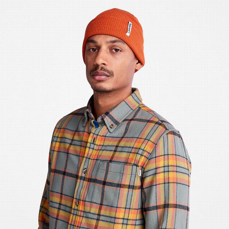 Timberland Heavy Flannel Check Košulje Maslinasto Zelene | 8894546