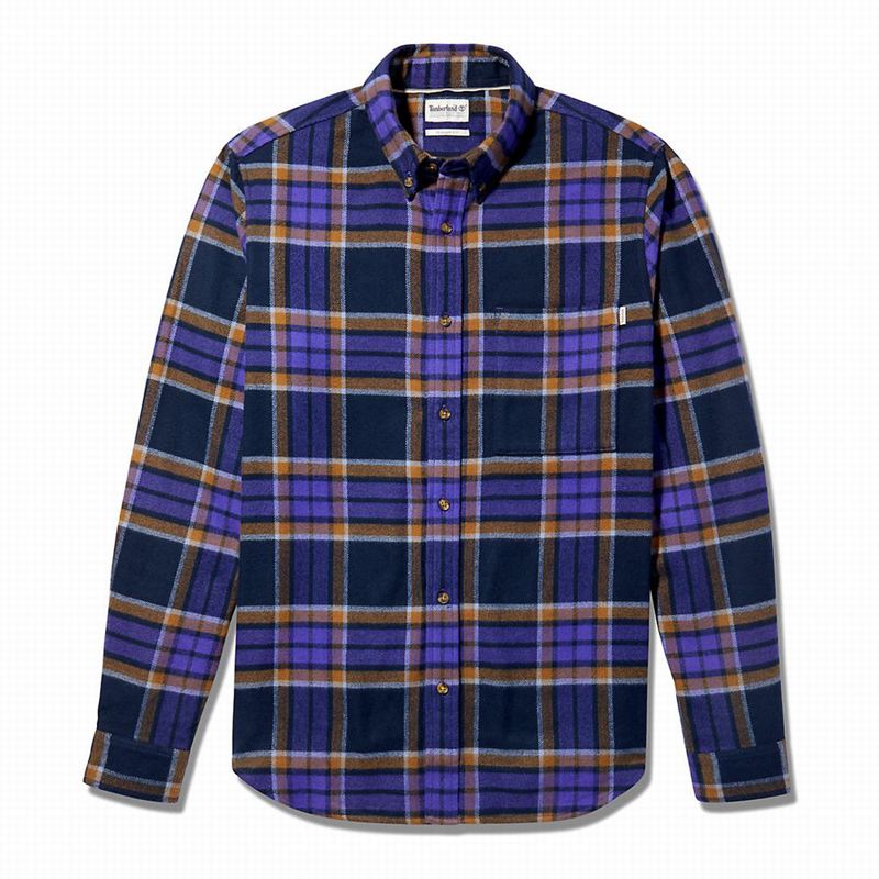 Timberland Heavy Flannel Check Košulje Plave | 64238540