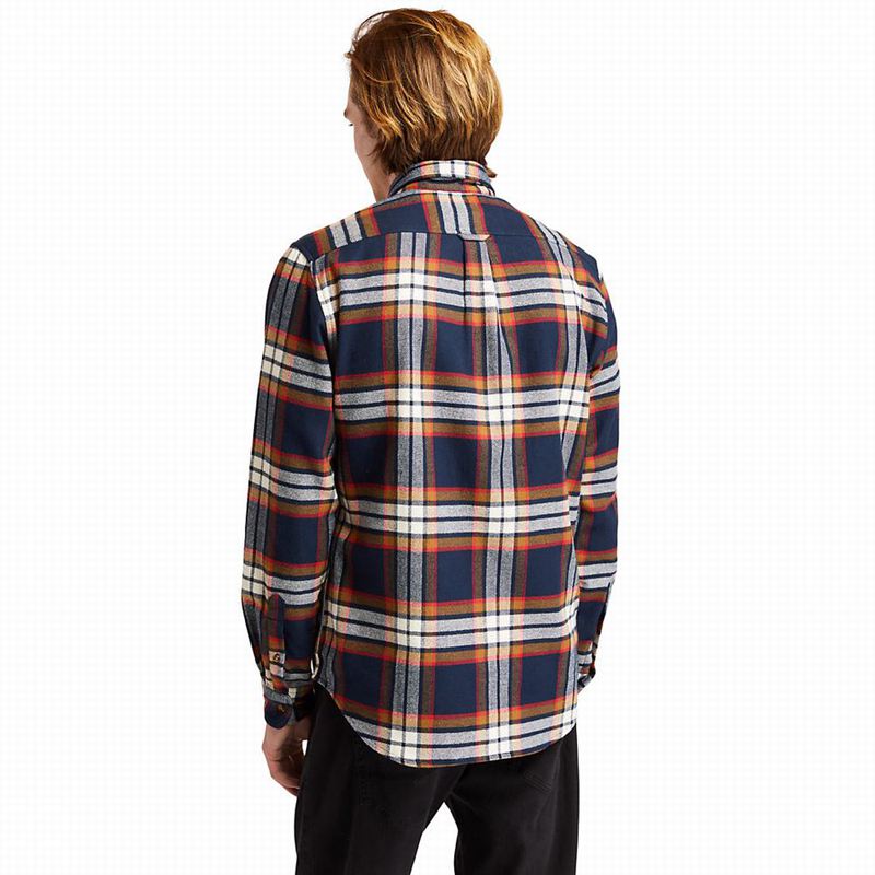 Timberland Heavy Flannel Check Košulje Tamnoplave | 12448243