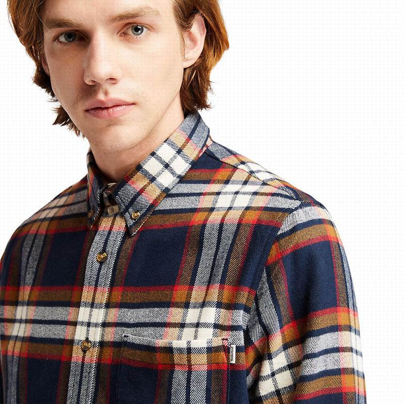 Timberland Heavy Flannel Check Košulje Tamnoplave | 12448243
