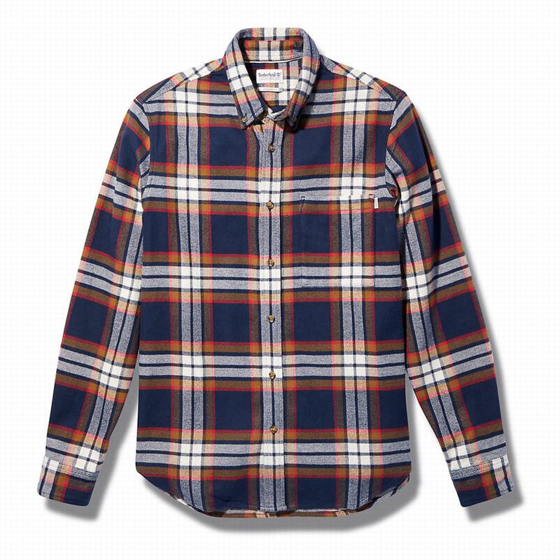 Timberland Heavy Flannel Check Košulje Tamnoplave | 12448243