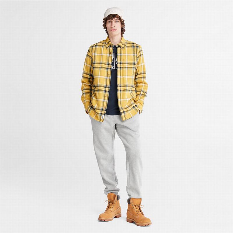 Timberland Heavy Flannel Check Košulje Žute | 52957724