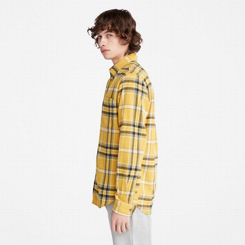 Timberland Heavy Flannel Check Košulje Žute | 52957724