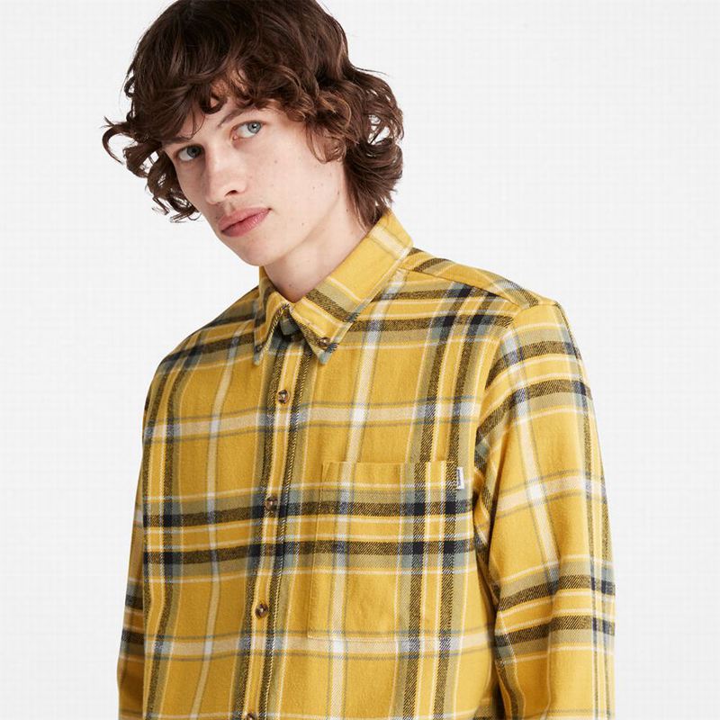 Timberland Heavy Flannel Check Košulje Žute | 52957724
