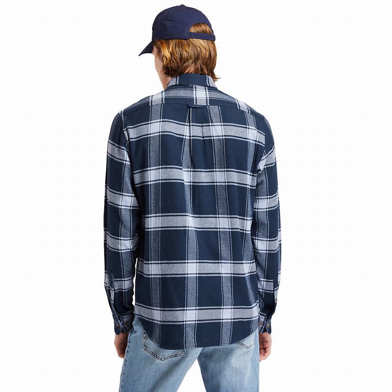 Timberland Heavy Flannel Checked Košulje Plave | 71547934