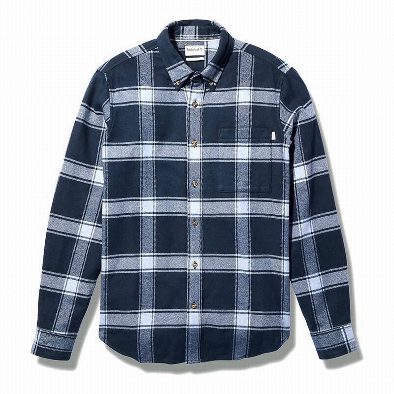 Timberland Heavy Flannel Checked Košulje Plave | 71547934