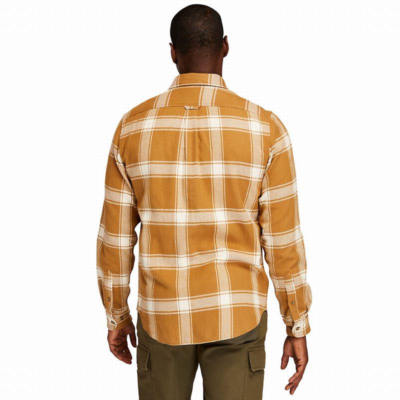 Timberland Heavy Flannel Checked Košulje Smeđe | 84358809