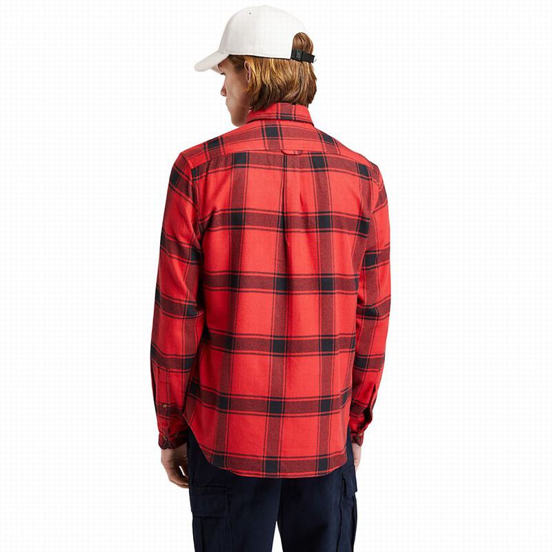 Timberland Heavy Flannel Checked Košulje Crvene | 89898880