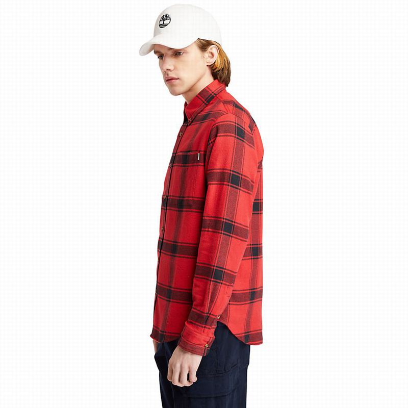 Timberland Heavy Flannel Checked Košulje Crvene | 89898880
