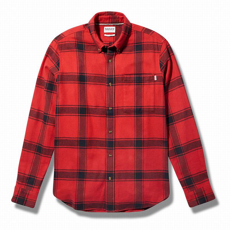 Timberland Heavy Flannel Checked Košulje Crvene | 89898880