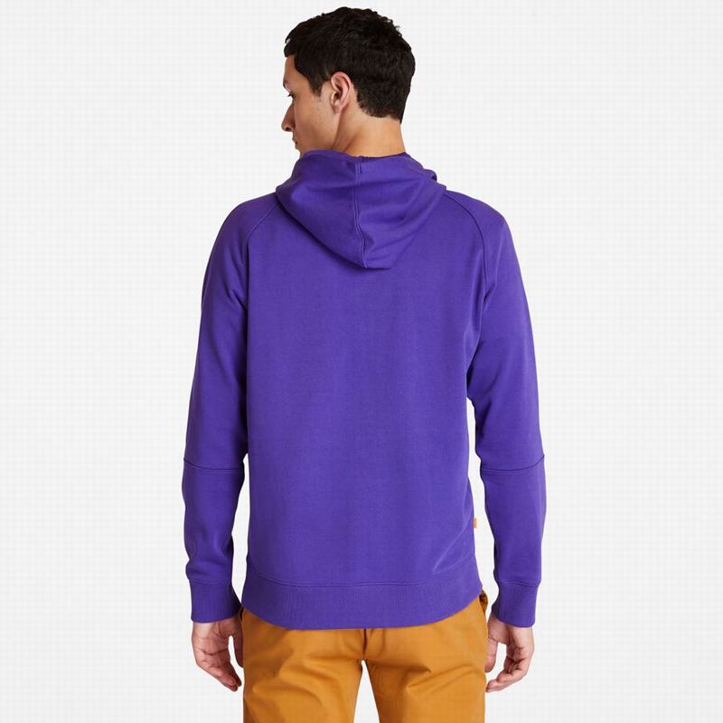 Timberland Heavyweight Logo Majica S Kapuljačom Plave | 22033445