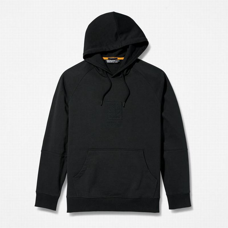 Timberland Heavyweight Logo Majica S Kapuljačom Crne | 5700698