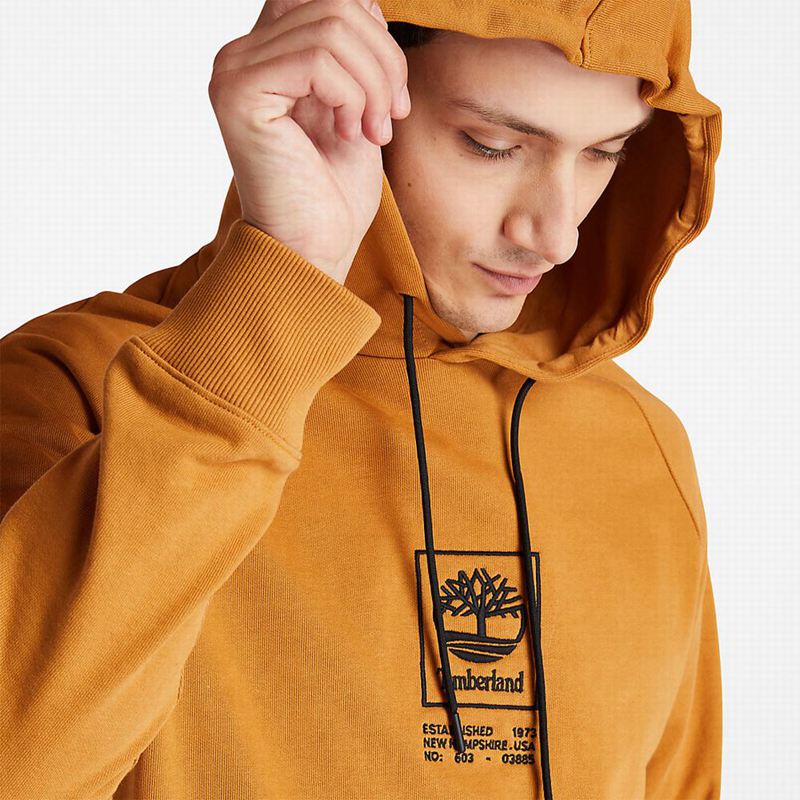 Timberland Heavyweight Logo Majica S Kapuljačom Žute | 73306897