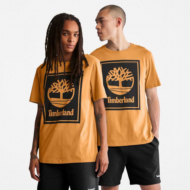 Timberland Heavyweight Logo Majice Crne | 86576732