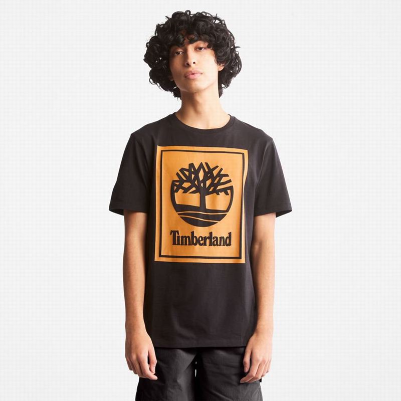 Timberland Heavyweight Logo Majice Smeđe | 91277538