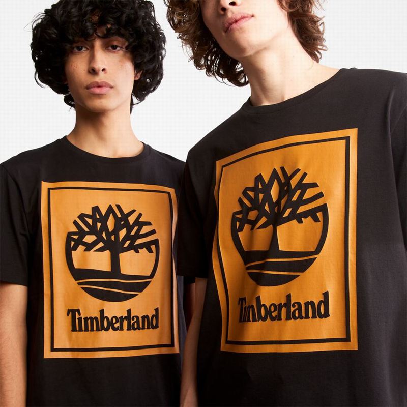 Timberland Heavyweight Logo Majice Smeđe | 91277538