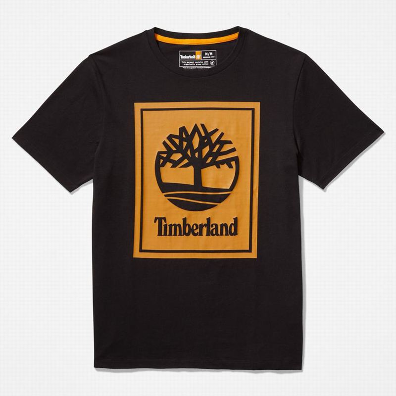 Timberland Heavyweight Logo Majice Smeđe | 91277538