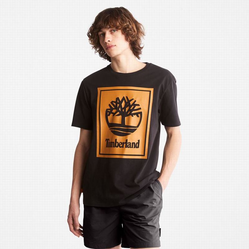 Timberland Heavyweight Logo Majice Smeđe | 96409868