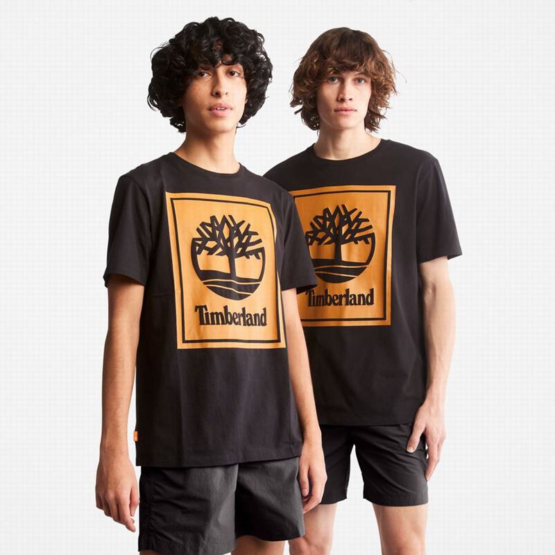 Timberland Heavyweight Logo Majice Smeđe | 96409868