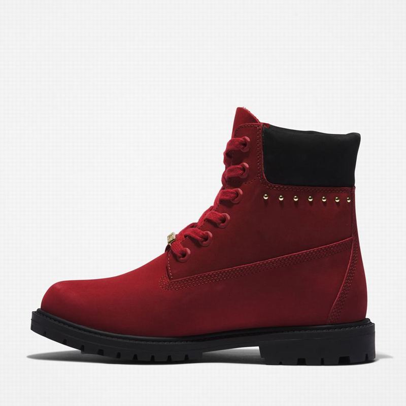 Timberland Heritage 6-Inch Vodootporne Čizme Crvene | 40613460
