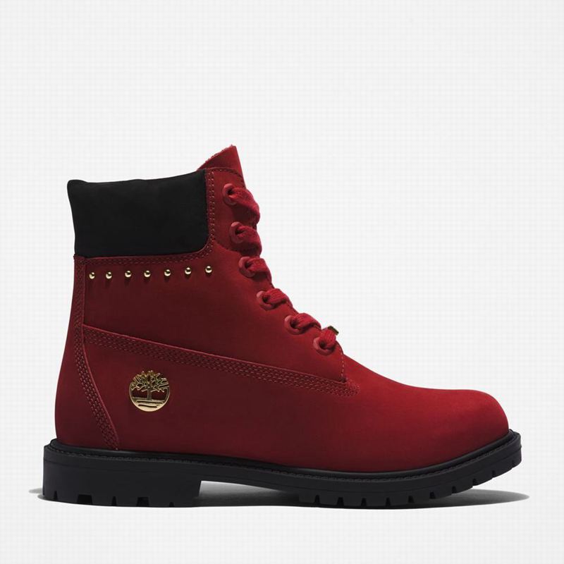 Timberland Heritage 6-Inch Vodootporne Čizme Crvene | 40613460