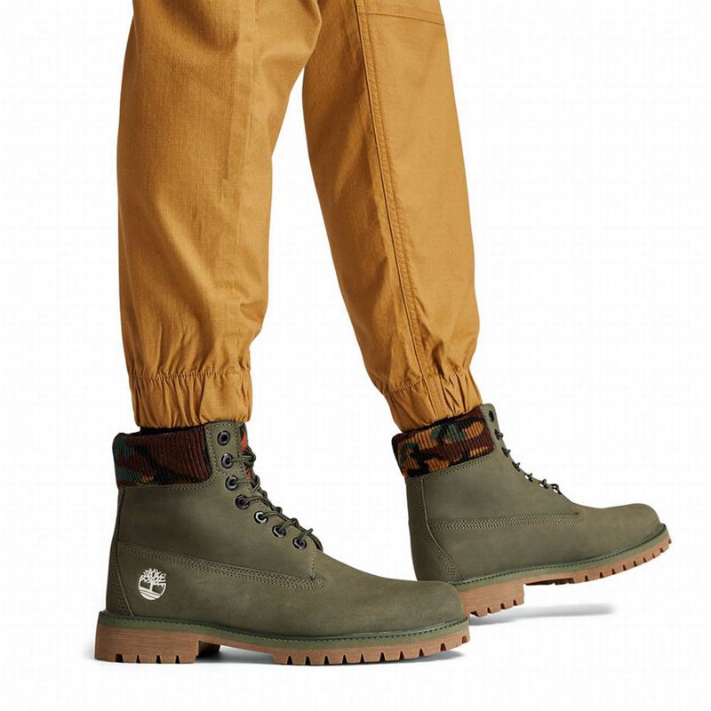 Timberland Heritage 6 Inch Winter Čizme Maslinasto Zelene | 22424429