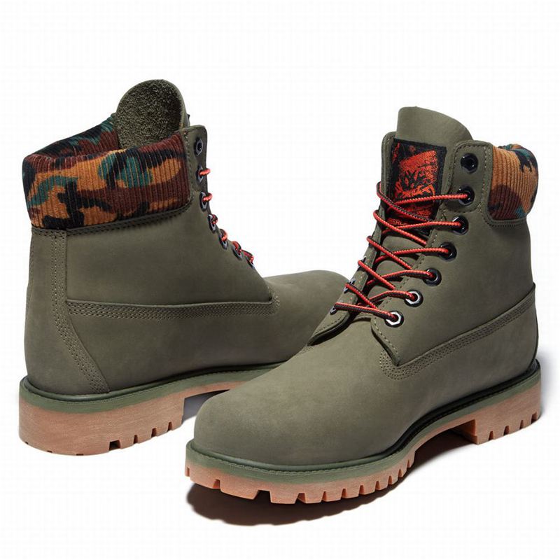Timberland Heritage 6 Inch Winter Čizme Maslinasto Zelene | 22424429