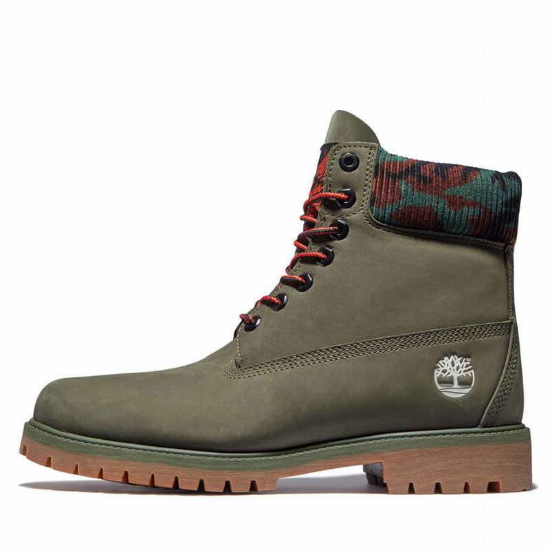 Timberland Heritage 6 Inch Winter Čizme Maslinasto Zelene | 22424429