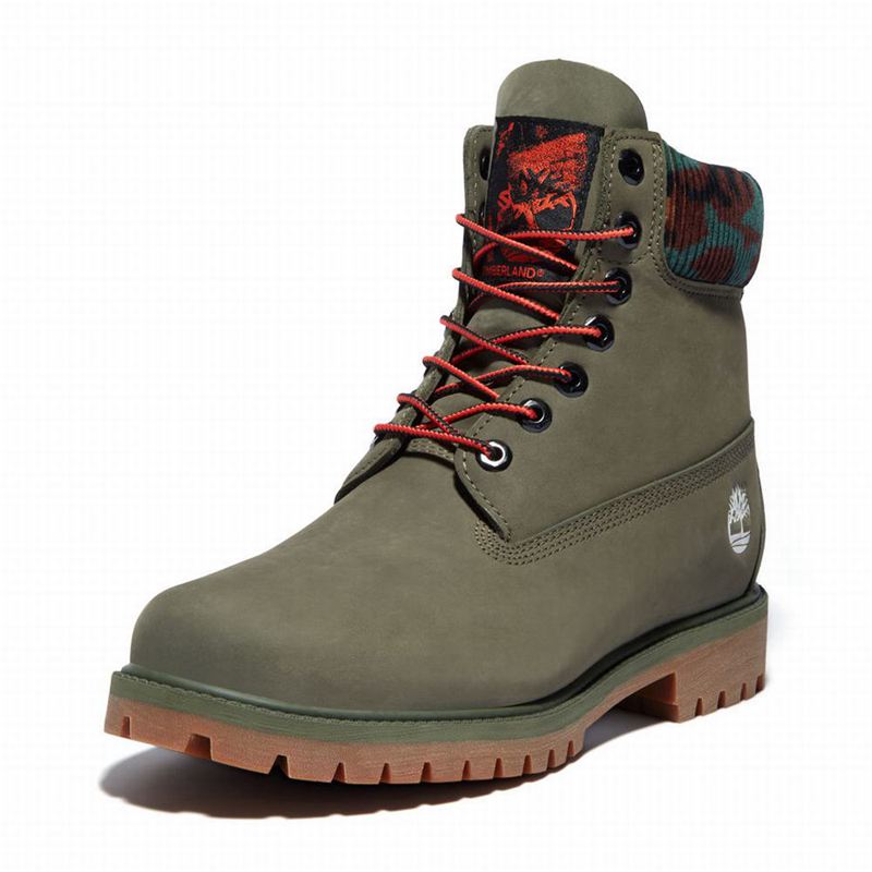 Timberland Heritage 6 Inch Winter Čizme Maslinasto Zelene | 22424429