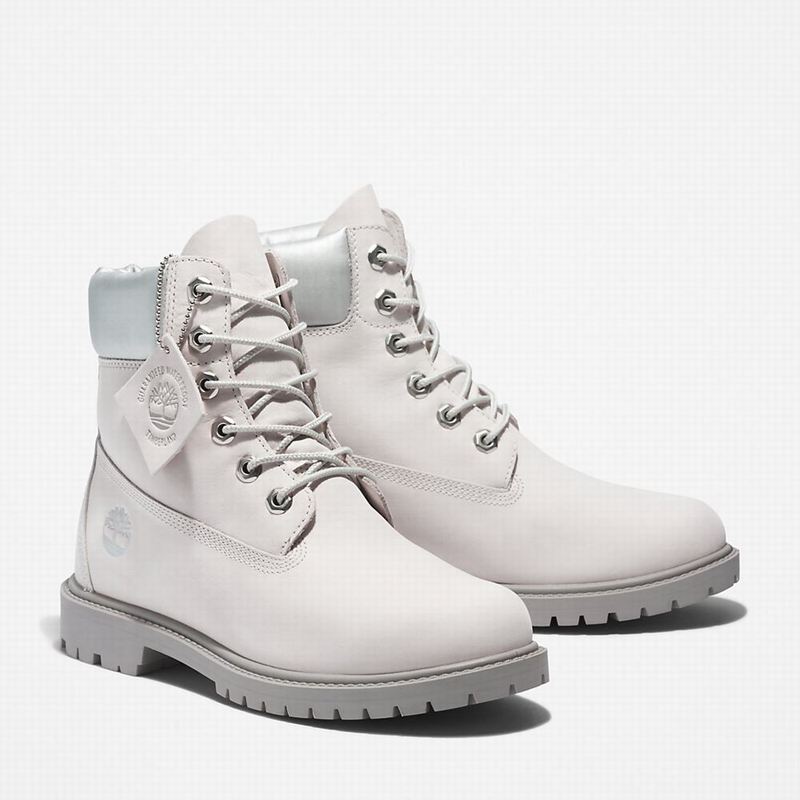 Timberland Heritage 6 Inch Čizme Bijele | 36338684