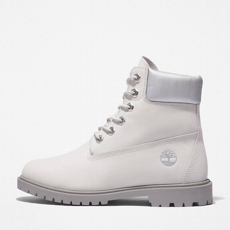 Timberland Heritage 6 Inch Čizme Bijele | 36338684