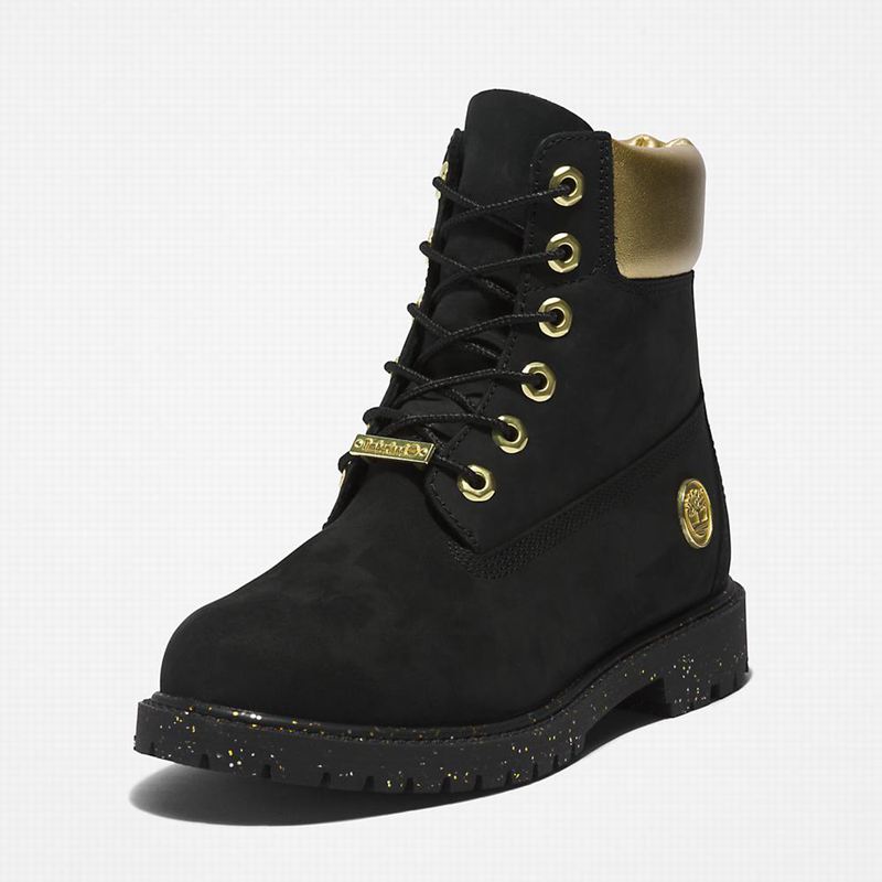 Timberland Heritage 6 Inch Čizme Crne | 18665723