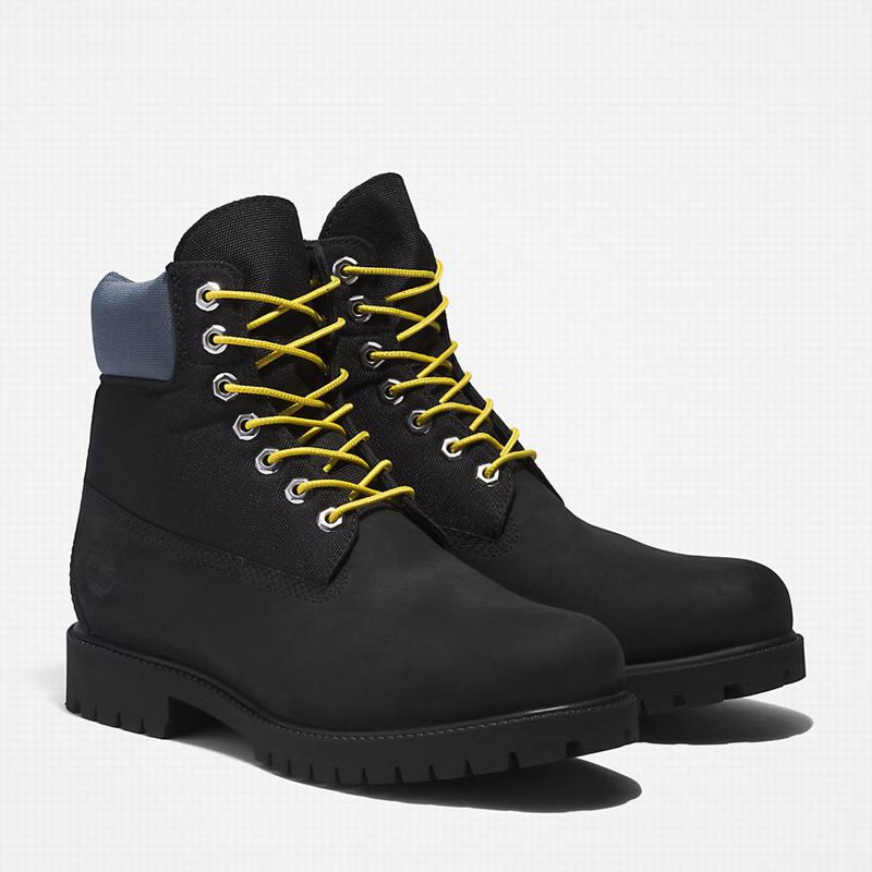 Timberland Heritage 6 Inch Čizme Crne | 25222693