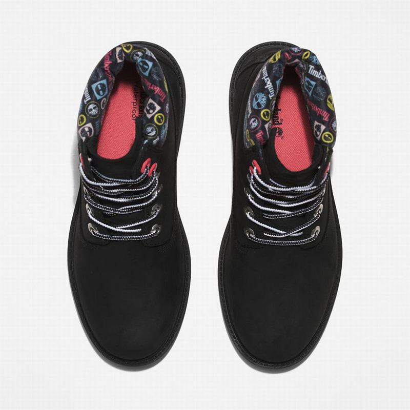 Timberland Heritage 6 Inch Čizme Crne | 39860316
