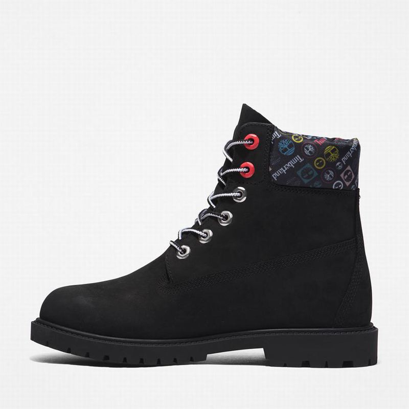 Timberland Heritage 6 Inch Čizme Crne | 39860316