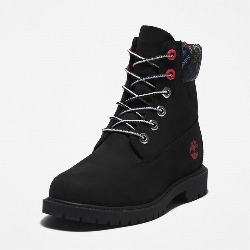 Timberland Heritage 6 Inch Čizme Crne | 39860316